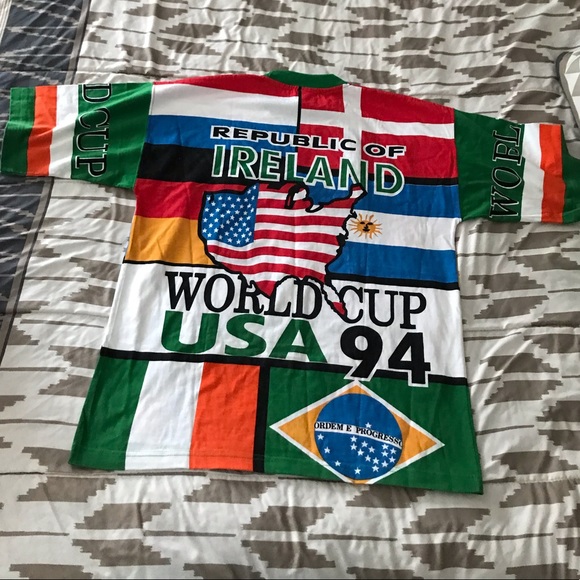 Insane Ireland USA 1994 World Cup Shirt Footy Headlines